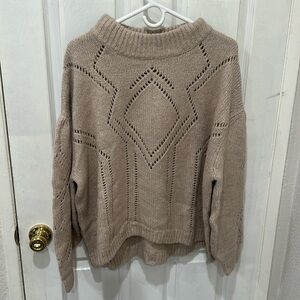 Chunky knit sweater